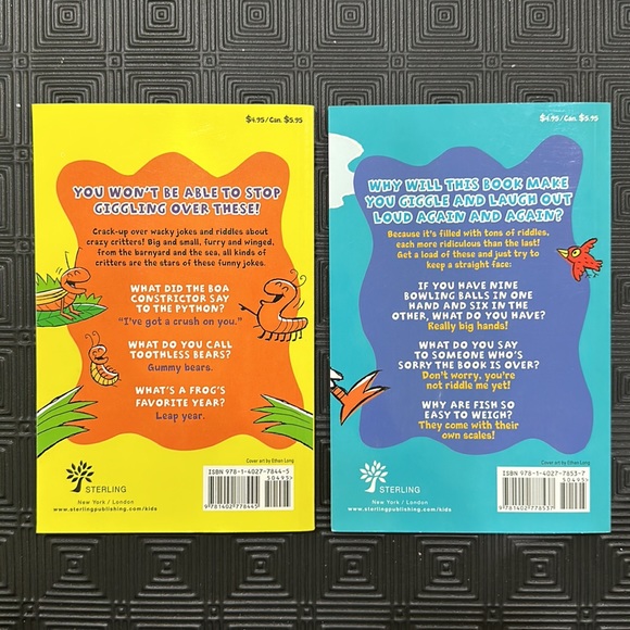 Set of 3 Books: Jokes, Riddles and Tongue Twisters for Kids - Picture 2 of 2